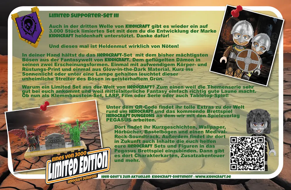 Kiddicraft - Limited Edition: Dungeon geflügelter Dämon