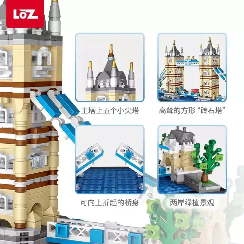 LOZ - Tower Bridge London (Mini Bausteine)