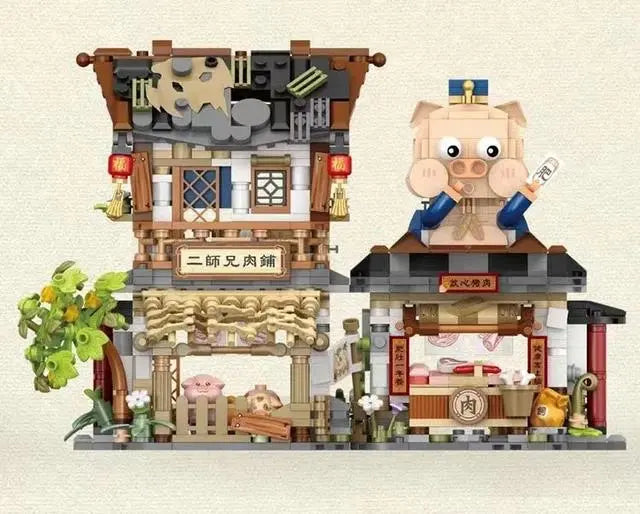 LOZ - Butchers Shop - Metzgerei (Mini Bausteine)