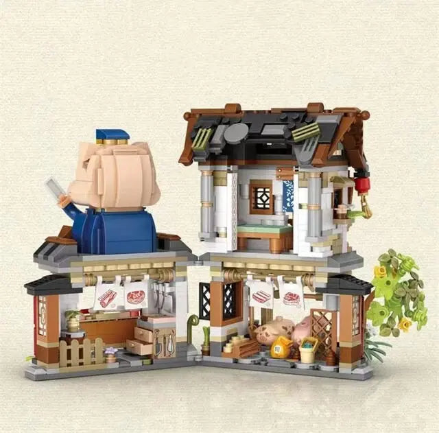 LOZ - Butchers Shop - Metzgerei (Mini Bausteine)