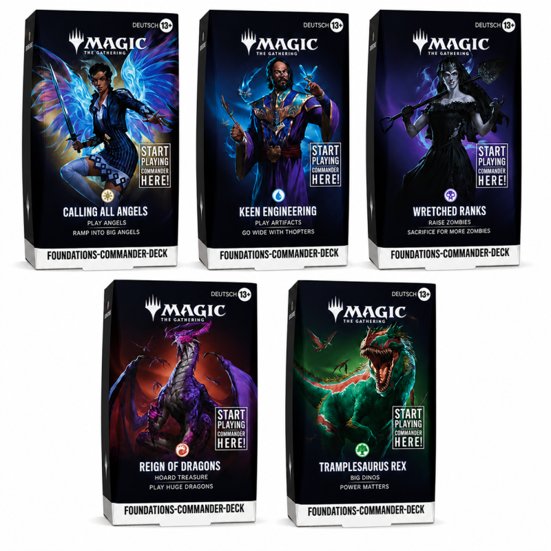MTG - Reality Fracture - Starter Commander Deck - Englisch - Set (alle 5 Decks) - (Vorbestellung - Release: 02.10.2026)