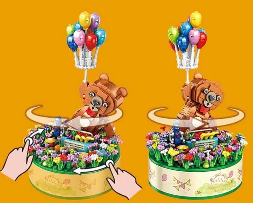 Panlos - Spieluhr Bär mit Luftballons