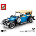Sembo - Blauer Oldtimer mit Pull Back-Funktion